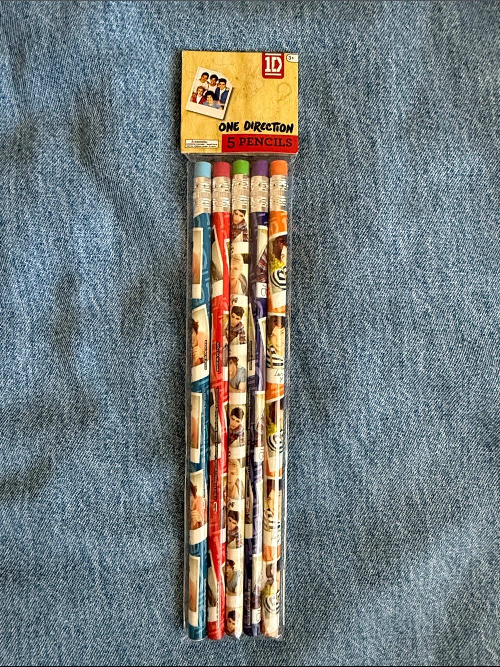 Set of One Direction pencils with ALL 5 boys.